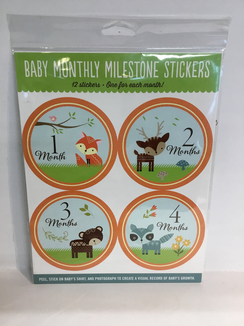 Baby Monthly Milestone Stickers