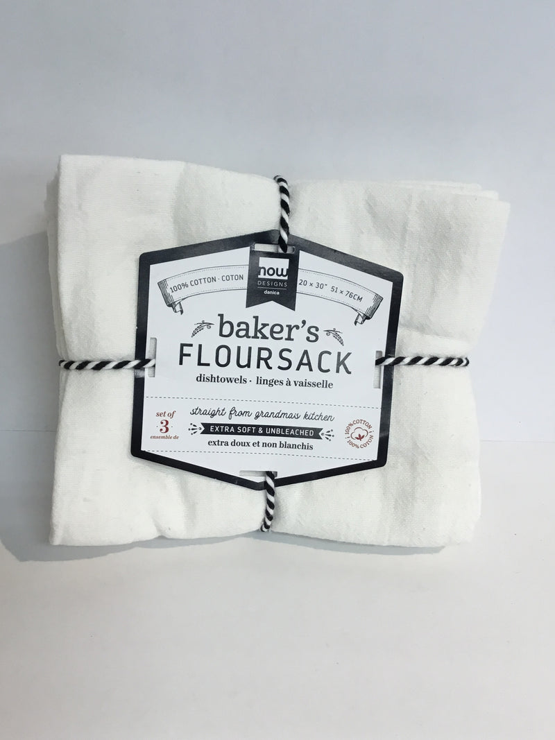Bakers Flour Unbleached 3 Teatowels