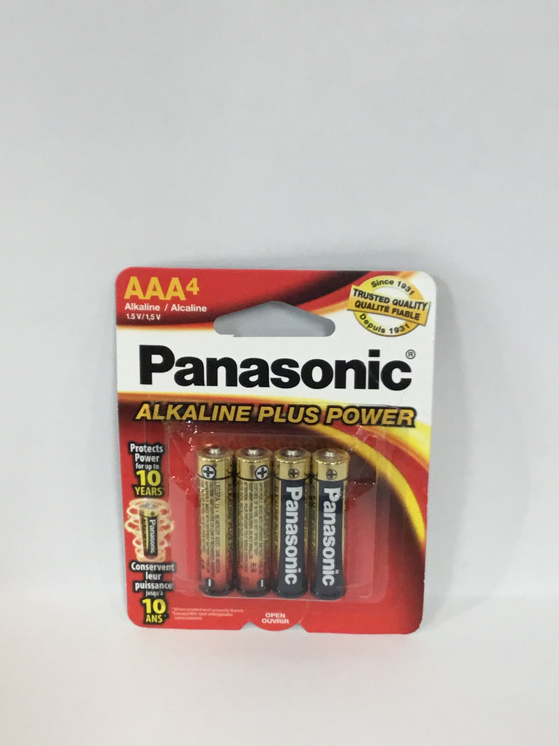 AAA Alkaline Batteries 4pk