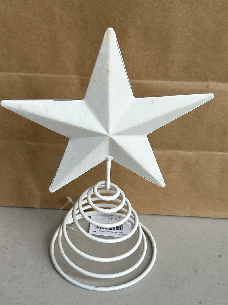 White Star Tree Topper