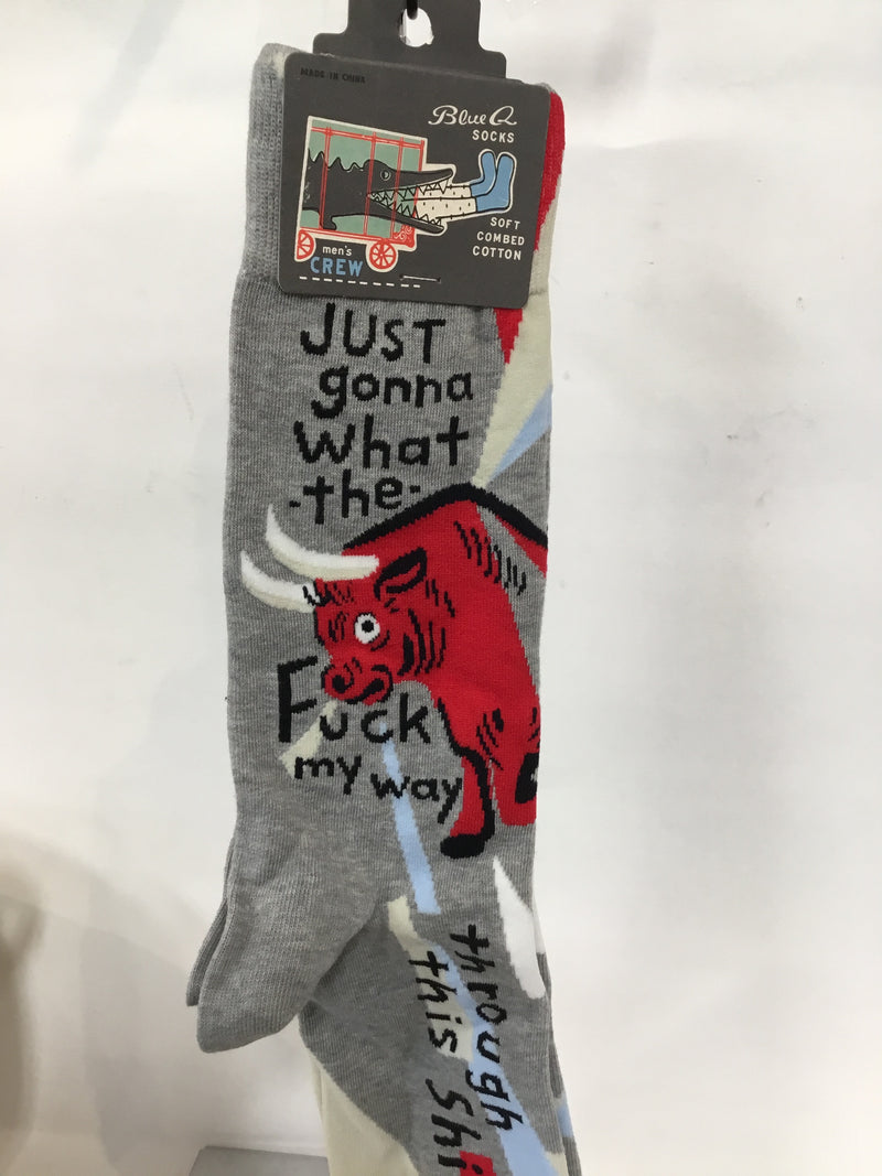 Blue Q Men’s Crew Socks