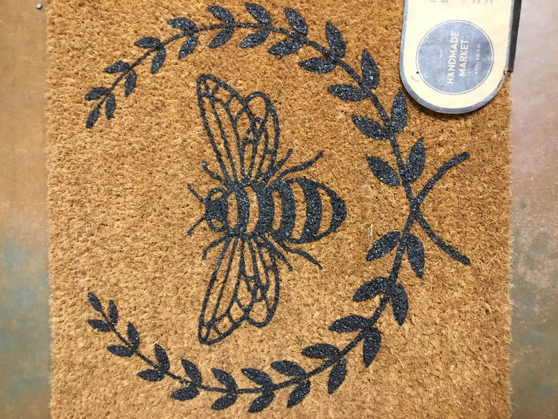 Coir Mat Bee Crest