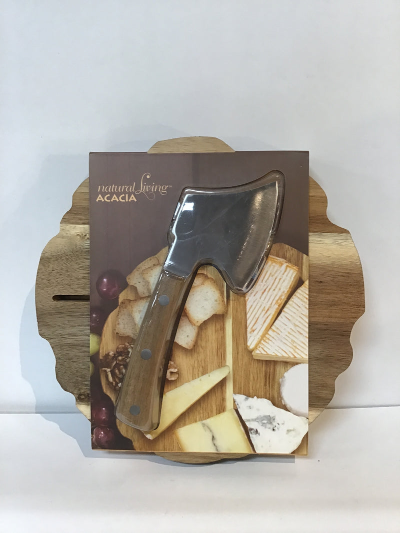 Acacia Board & Knife Set