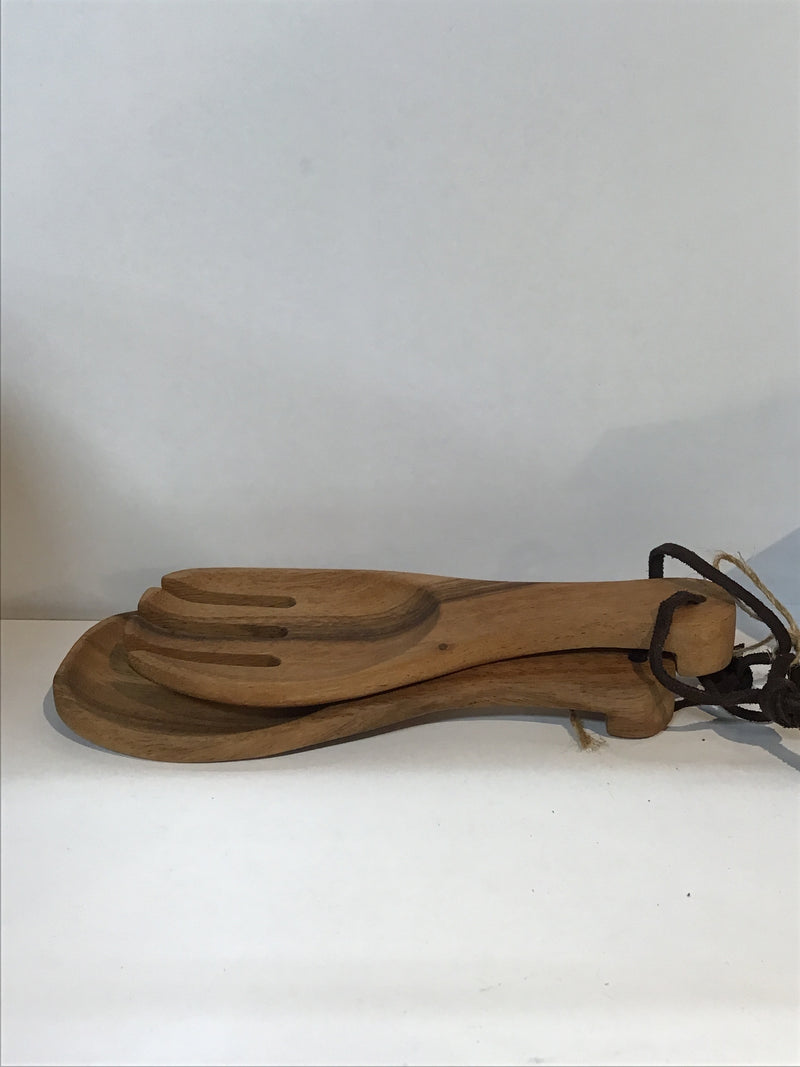 Wooden Salad Server Set