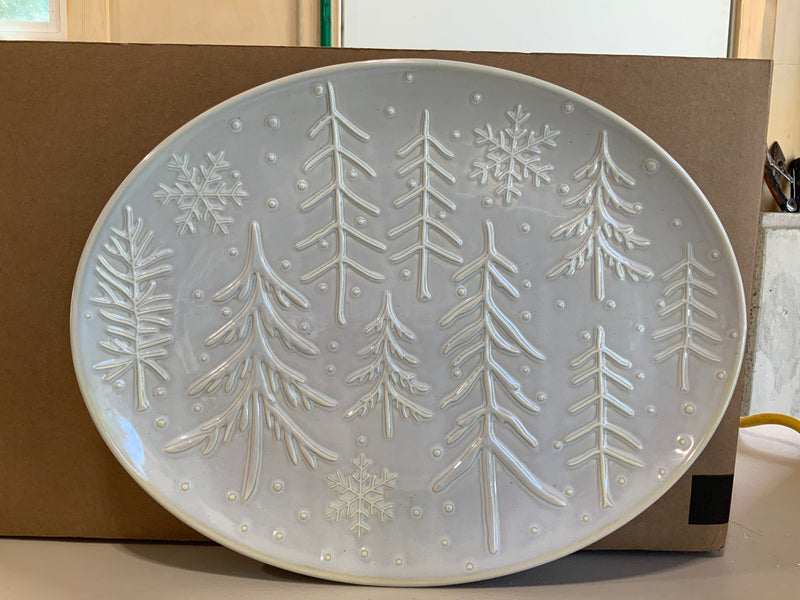 Winter Forest Serving Platter