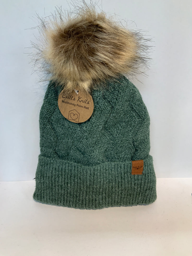 Britt’s Knits Mainstay Pom Hat