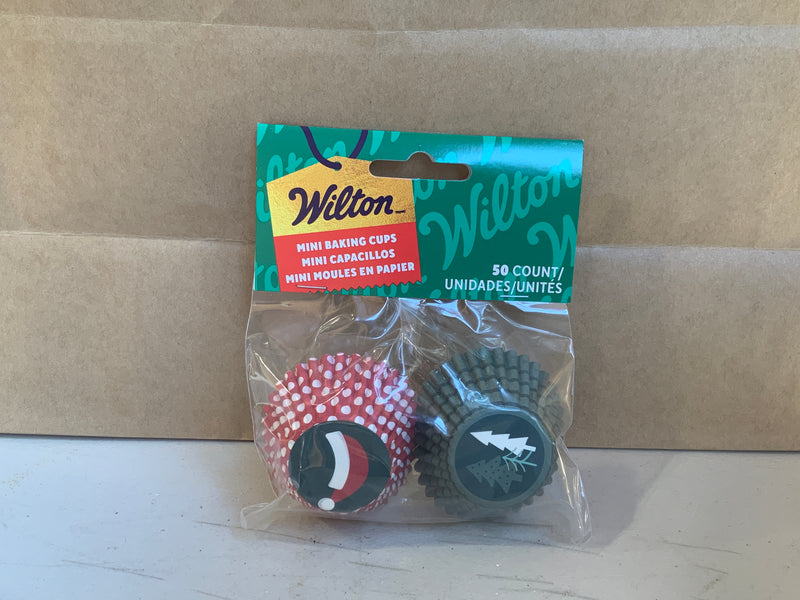 Wilton Christmas Mini Baking Cups 50 Pack