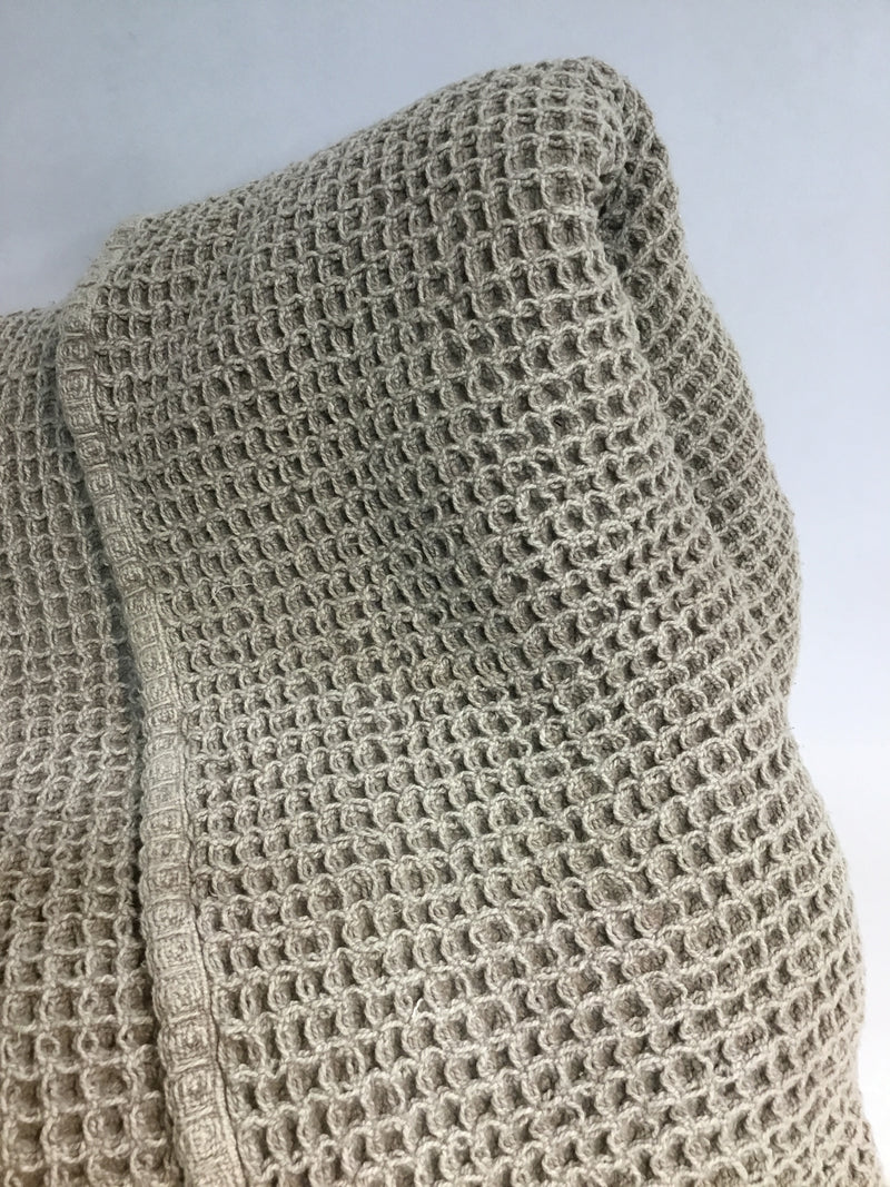 Waffle Throw Taupe