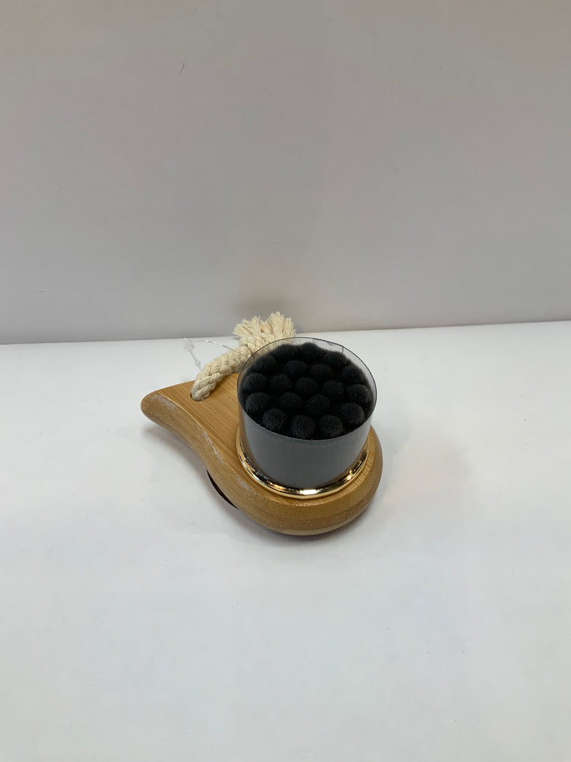 Bamboo Charcoal Facial Brush Short Handle