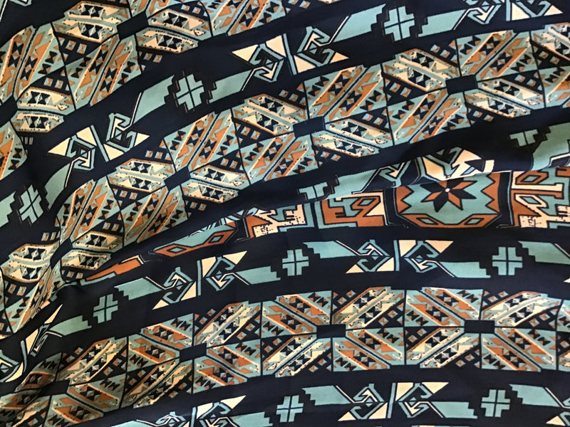 Chai Victoria Maxi Dress Aztec Tile