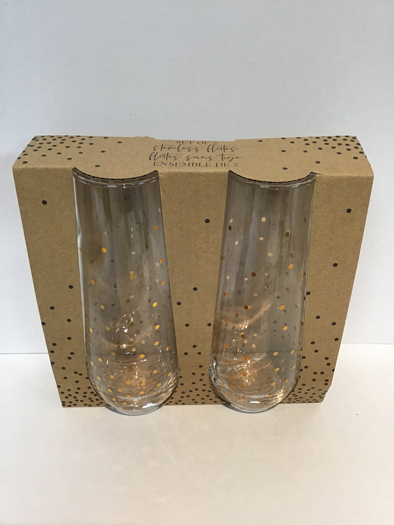 Confetti Flutes Set of 2