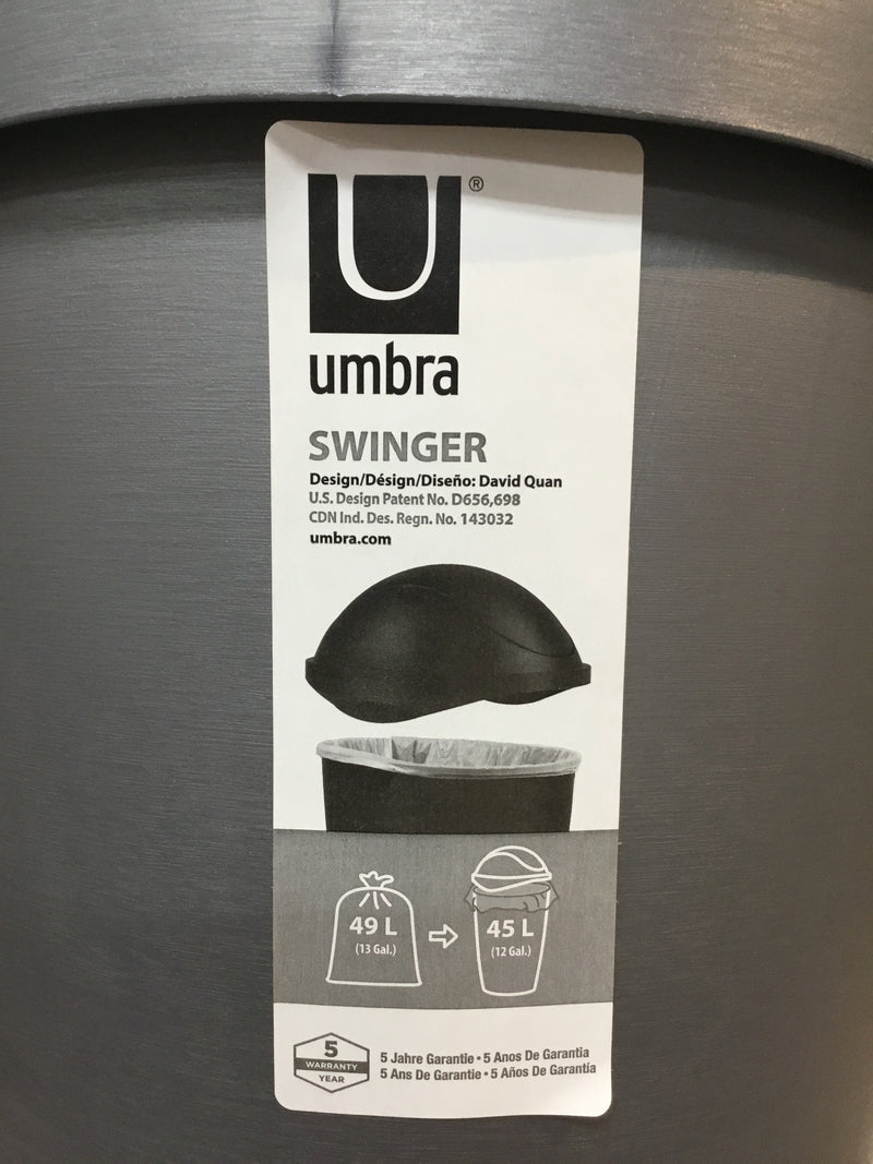 Umbra Swinger 45L Garbage Can