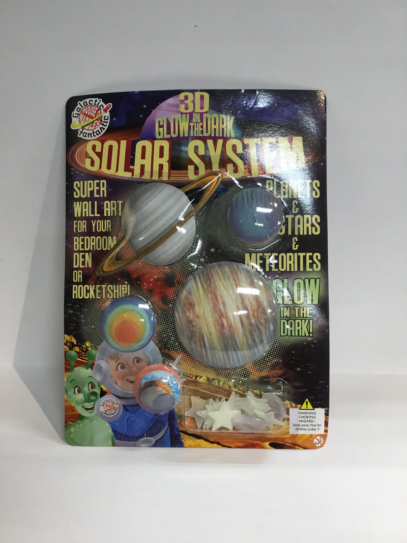 3D Glow in the Dark Solar System