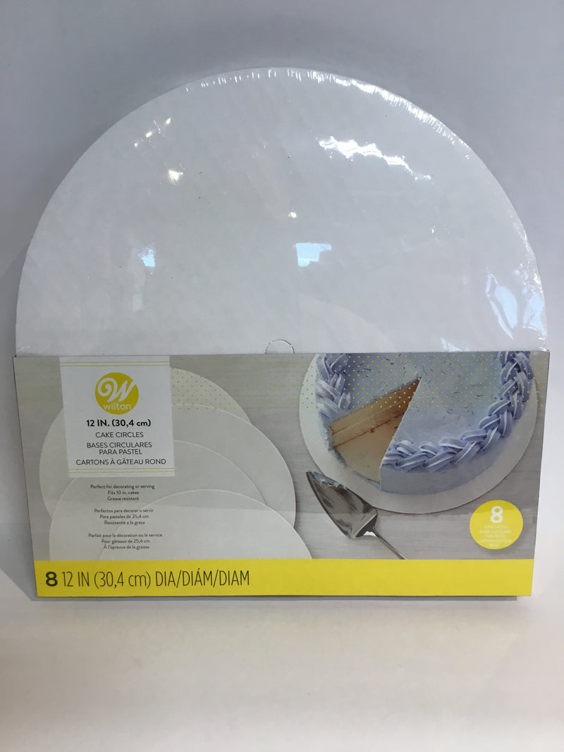 Wilton 12” Cake Circles 8 pack