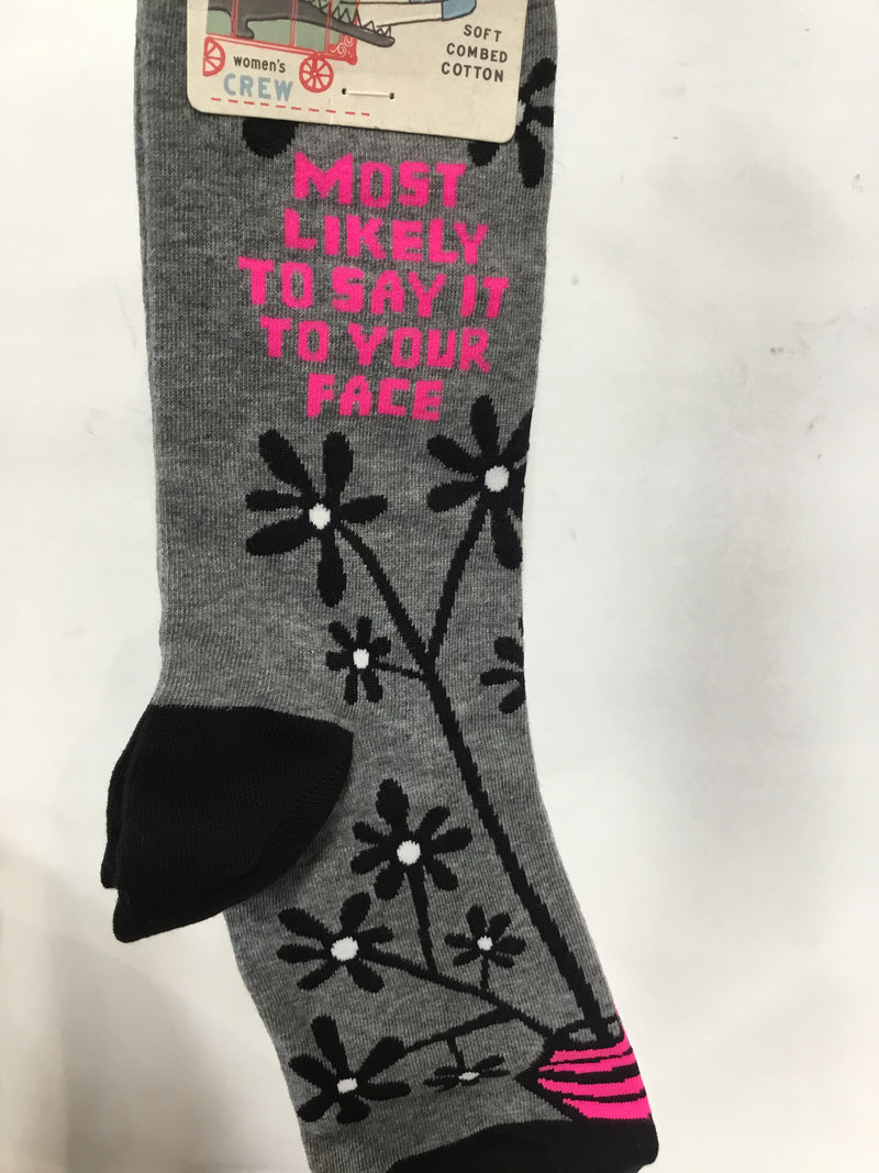 Blue Q Women’s Crew Socks