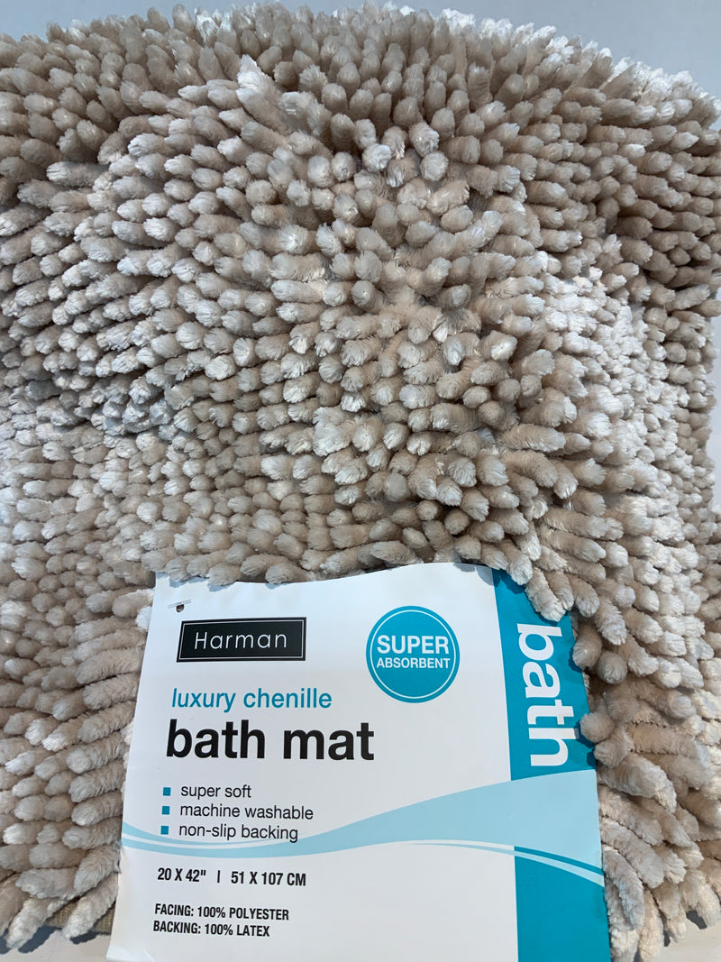 Bath Mat, luxury chenille