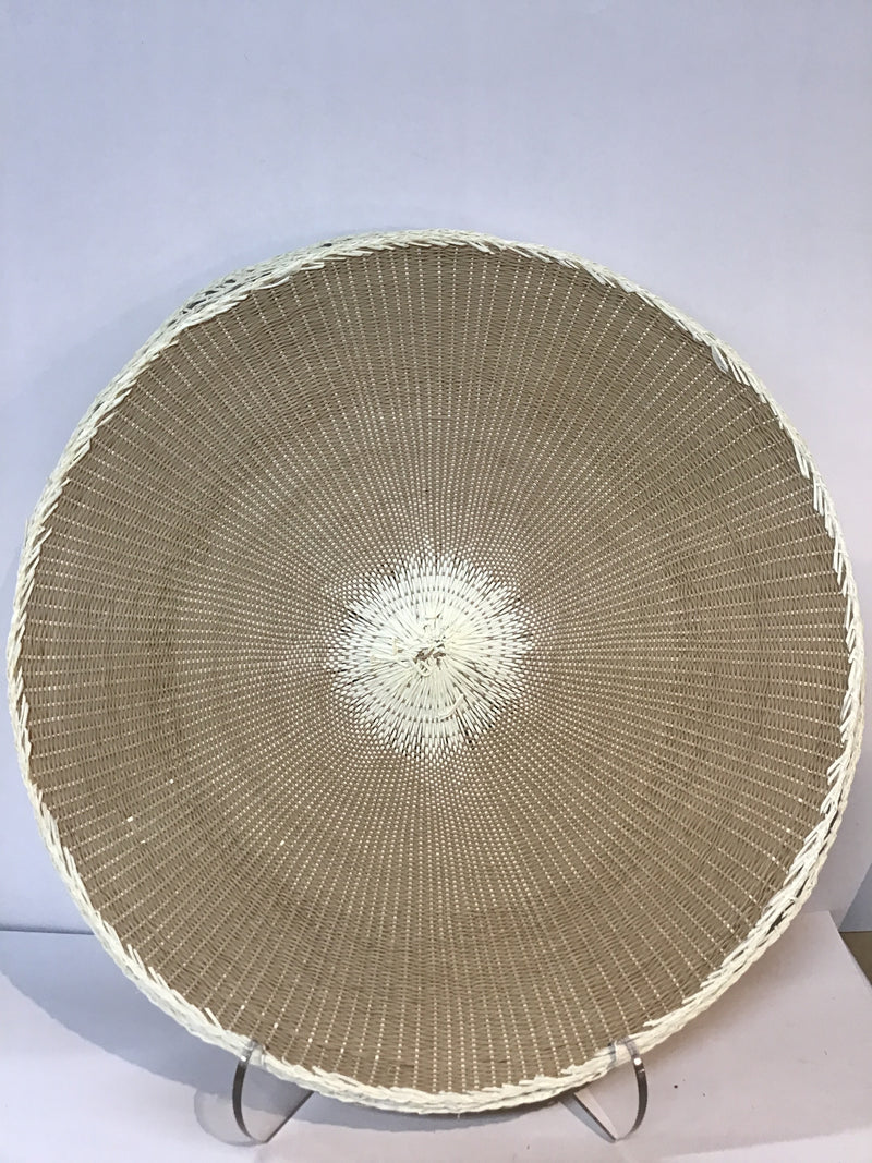Willa Woven Two-Tone Round Placemat