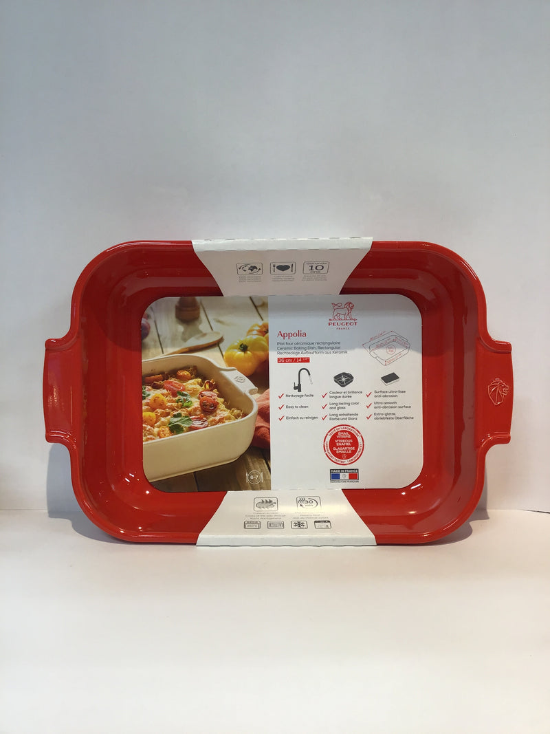 Appolia Rectangular Baking Dish - Red