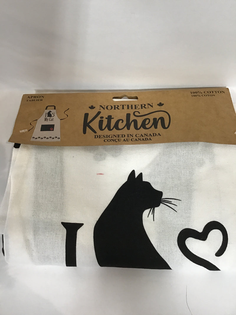 Apron-Northern Kitchen I Love My Cat