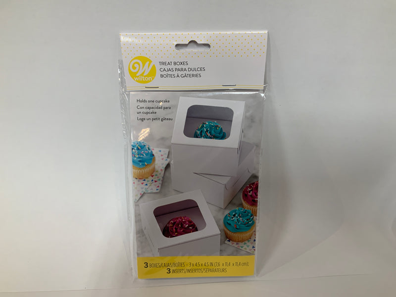 Wilton Single Cupcake Box S/3