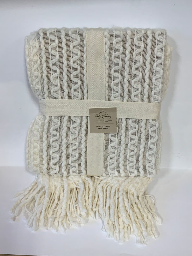 Woven Throw 50” x 60”