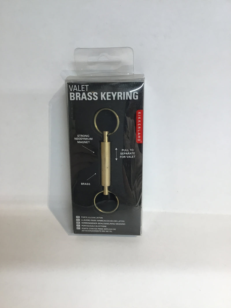 Valet Brass Keyring