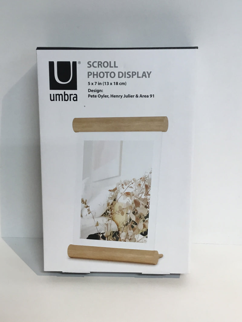 Umbra Scroll Photo Display Natural