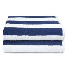 Blue and White Stripped Towel