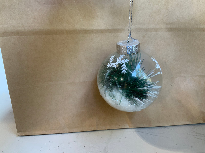 Woodland Glass Ornament