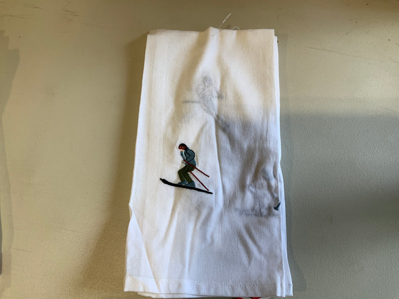 Chalet Ski Tea Towel