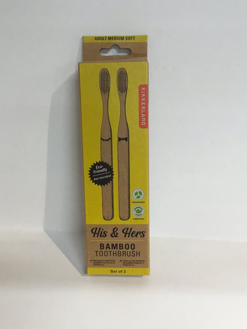 Bamboo Toothbrush Set