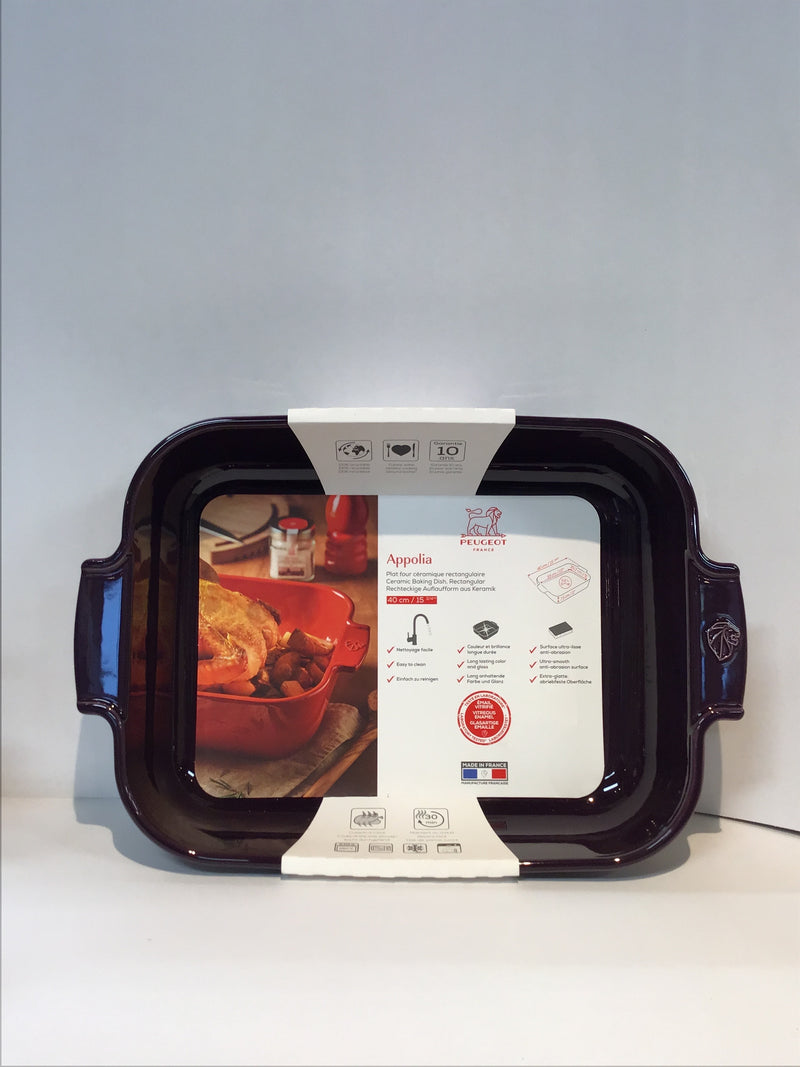 Appolia Rectangle Baking Dish - Eggplant