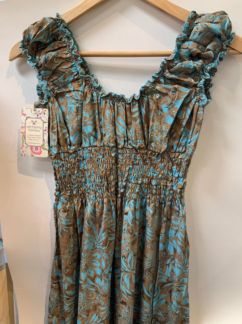 Venus Dress Blue Hawaii