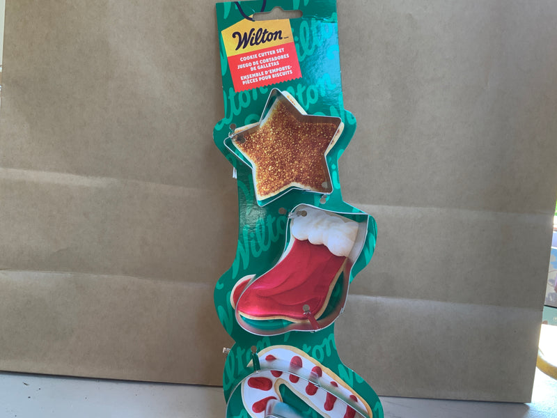 Wilton Cookie Cutter 3 Pack Set Christmas