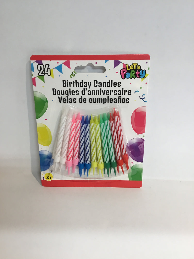 Birthday Candles 24pc