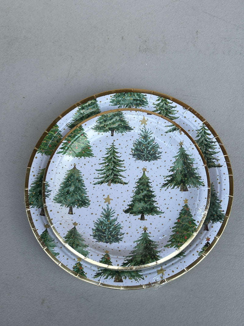 Confetti Trees Plates 8pc