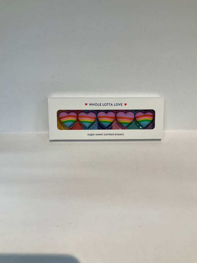 Whole Lotta Love Sugar Sweet Scented Erasers