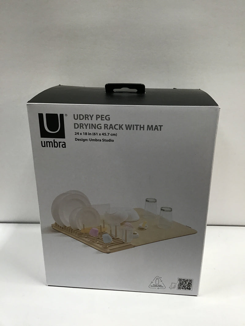 Umbra Udry Peg Drying Rack with Mat