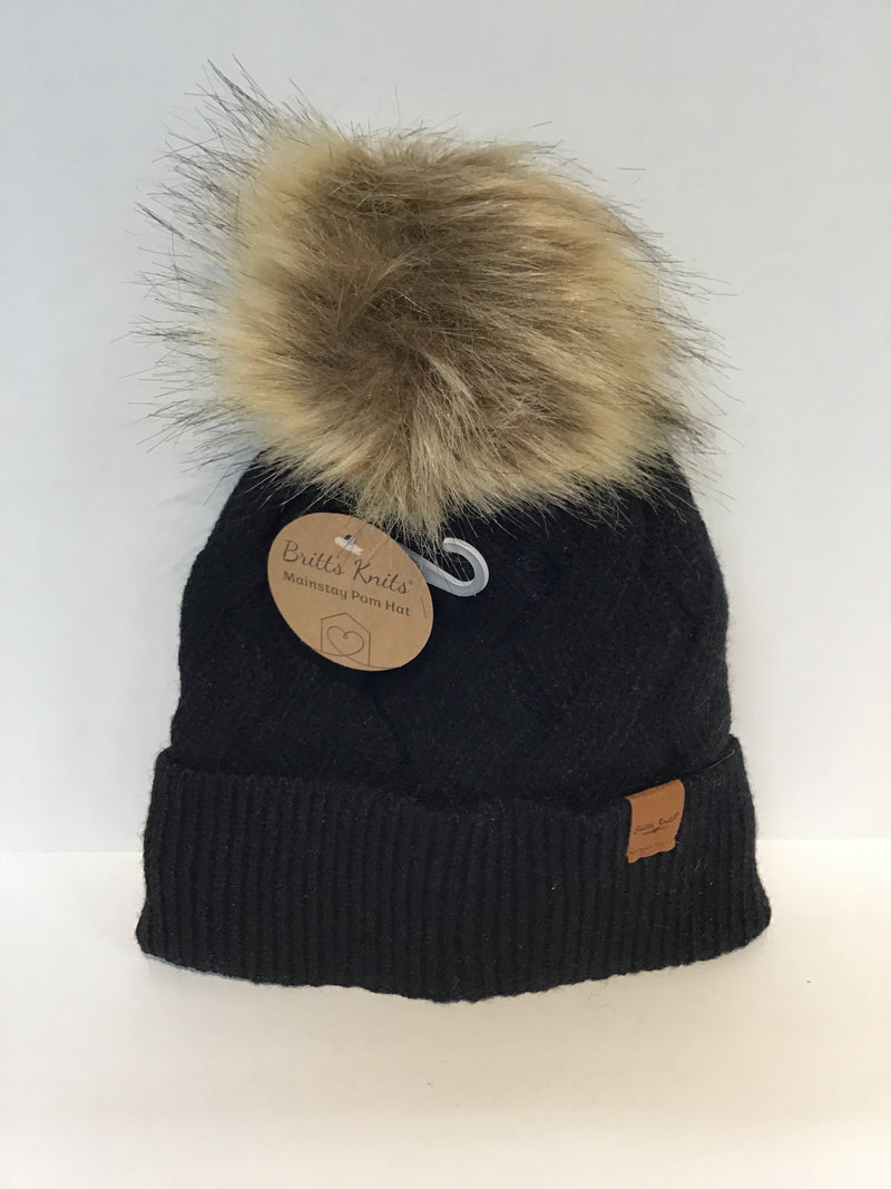 Britt’s Knits Mainstay Pom Hat