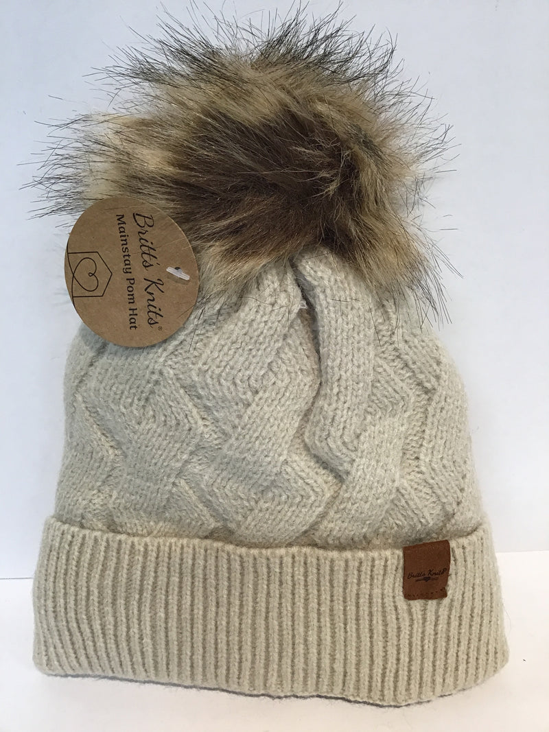 Britt’s Knits Mainstay Pom Hat