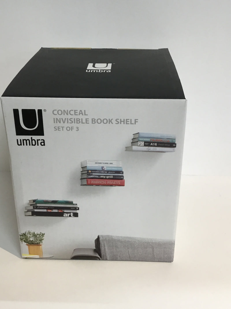 Umbra Conceal Invisible Book Shelf Set of 3