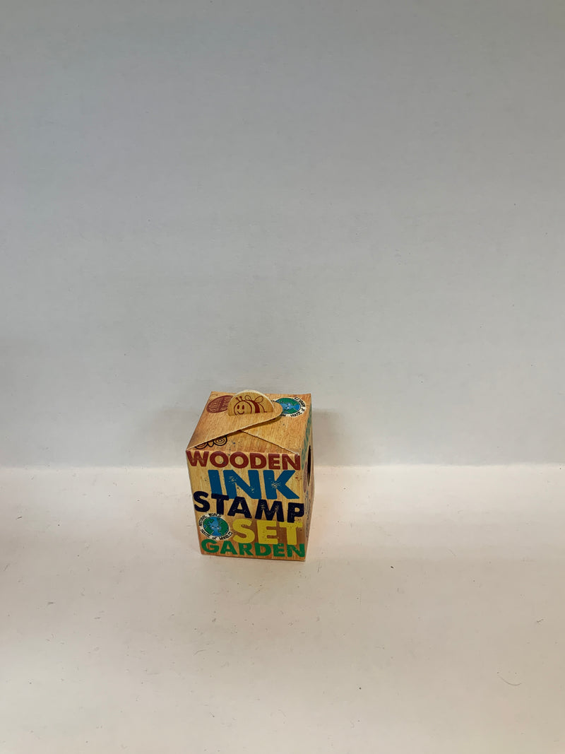 Wood Ink Stamp Set