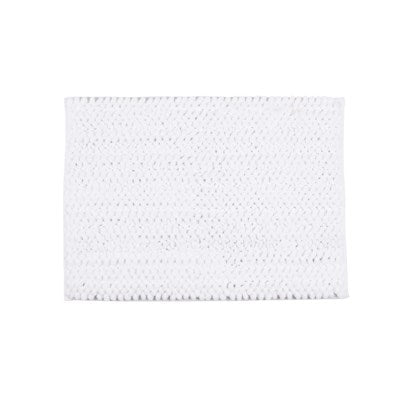 Bath Mat Nubby White