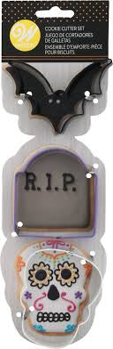 Wilton 3 Piece Halloween Cookie Cutter