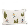 Christmas Skier Pillow