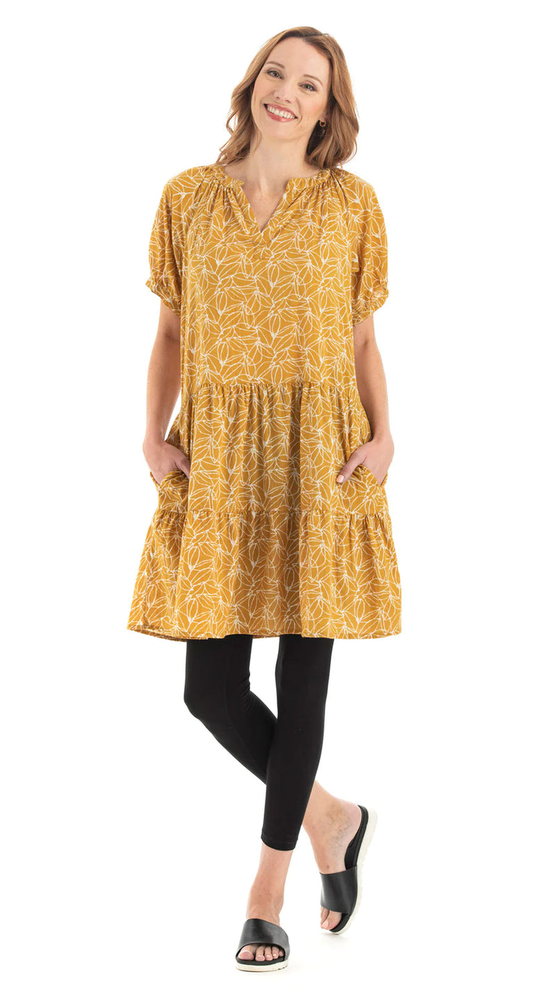 Alchemy Althea Dress Yellow Floral