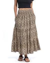 Ariel Organic Cotton Skirt Sand