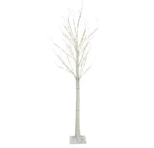 White Birch LED Tree