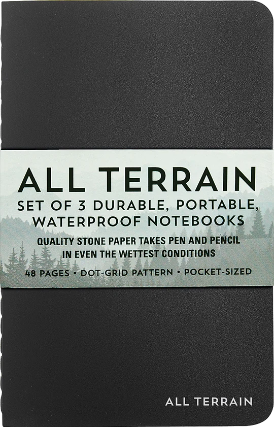 All Terrain Notebooks 3pc