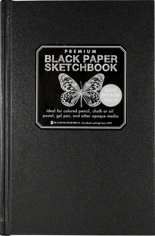 Black Paper Sketch Book